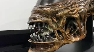 Coolprops New Alien Warrior Life Size Head Prop Replica