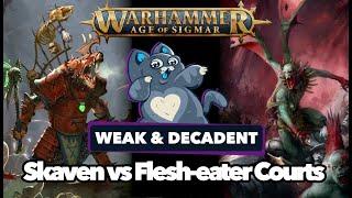 Skaven vs Flesh-eater Courts - Age of Sigmar Battle Report