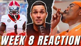 CFB Week 8 REACTION: Georgia-Texas, Alabama-Tennessee, Miami-Louisville and MORE