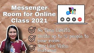 Paano gamitin ang Messenger Room for Online Class 2021 (Easy and Detailed Video Tutorial)