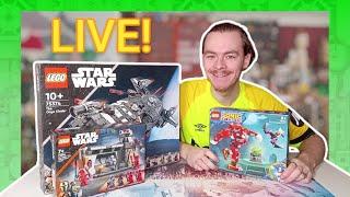 LIVE! Happy New Year, First 2025 LEGO Haul & Building New Sets