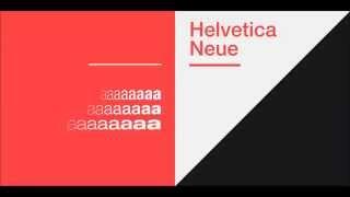 Helvetica Neue from Linotype