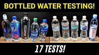 Testing 10 Popular Bottled Drinking Water Brands - See How They Compare!