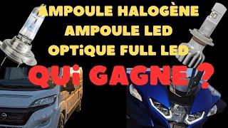 Halogène VS LED Philips VS Optiques Full LED le test !