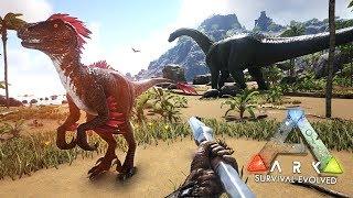 ARK: Survival Evolved - ALPHA RAPTOR & TAMING SABERTOOTH TIGERS!! (ARK Ragnarok Gameplay)