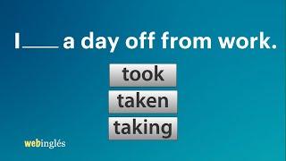 English Test 10 Questions - Quiz - IRREGULAR VERBS