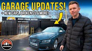 GARAGE UPDATES, NEW CAR STOCK + MY S5 BROKE!  | Week At High Peak #3