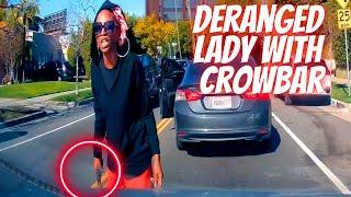 Crazy lady with crowbar --- Driving Fails & Lessons Learned! #1320