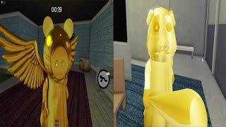 Golden Piggy vs Gold Gurty Jumpscare - Roblox Piggy