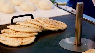 Hotteok (Zucker gefüllte griddlecake) - Korean Street Food