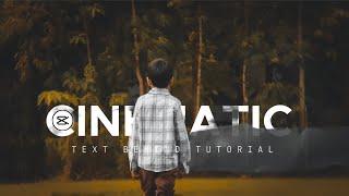 Text Behind Person Effect | CapCut Tutorial 2024