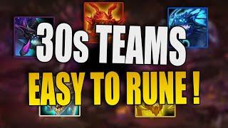 All 5 Element Rifts Dungeons Easy to Rune Speed Teams! - Summoners War