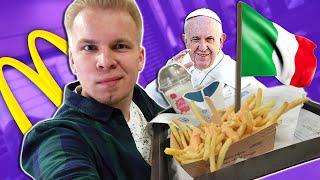 Что едят в Макдональдс в Ватикане / ЧТО ЕСТ ПАПА ? / McDonald's in the Vatican