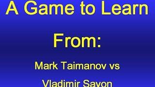 Mark Taimanov vs Vladimir Savon - Yalta 1962