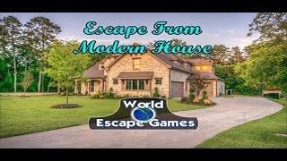 Escape From Modern House Walkthrough (WorldEscapeGames)