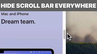 How to Show / Hide Scroll Bar on Mac (Tutorial)