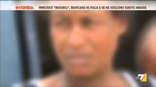 Immigrati invisibili, sbarcano in italia e se ne vogliono subito andare