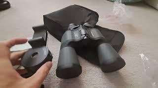 BOSSDUN HD Professional Waterproof Fogproof Binoculars Unboxing