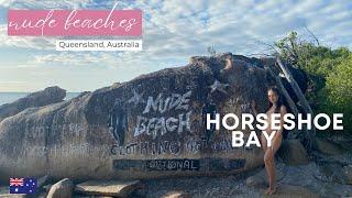 Horseshoe Bay aka 'Coral Bay' - the clothing-optional beach that had us confused