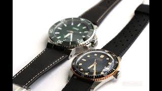 Зеленые Oris Aquis vs Oris Divers 65 с безелем из бронзы