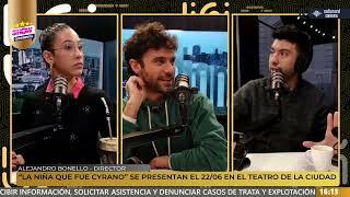 Alejandro Bonello, director de la obra "La niña que fue Cyrano"