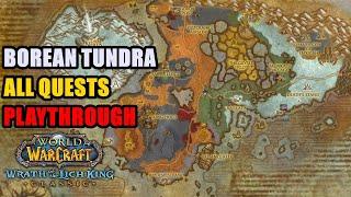 Borean Tundra All Quests WoW Lich King