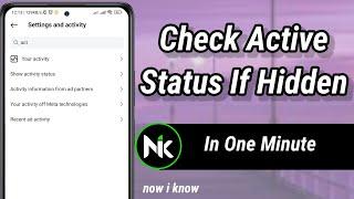 How To Check Active Status On Instagram If Hidden 2024