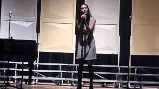 Andrea Tabor singing Count On Me by Bruno Mars