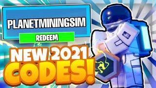 *2021* ALL NEW *CORE* UPDATE CODES!  | Roblox Planet Mining Simulator