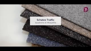 Schatex Traffic - Resistenti Quadrotte di Moquette per uffici, negozi e case