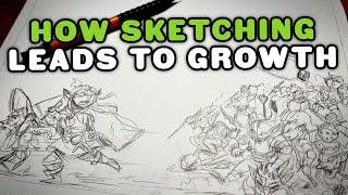 How Sketching is The KEY to YOUR Artistic Growth // Goblin Horde Sketch