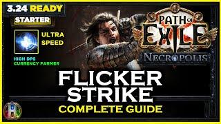 [PoE 3.24] LEAGUE STARTER - TURBO FLICKER STRIKE SLAYER - PATH OF EXILE NECROPOLIS - POE BUILDS