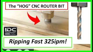 CNC Router Bits - Pushing The HOG on the Phantom CNC router WOW