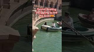 Tourist summer boating series 47 | enjoying the summer in Sevilla #boating #plazadeespaña  #shorts