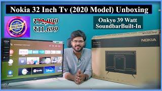 Nokia Smart LED TV 2020 Model with 39 Watt Onkyo Soundbar Unboxing