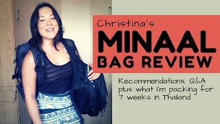 Minaal carry-on bag review - plus what I'm packing for 7 weeks in Thailand