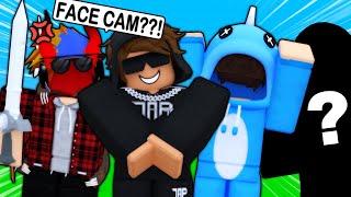 I Flew YOUTUBERS over, and Forced them to FACECAM... (Roblox Bedwars)