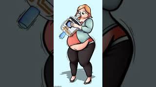 Weight gain comic - fat sam