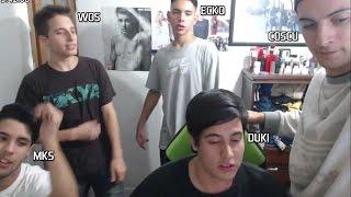 DUKI x MKS x WOS x ECKO FREESTYLE DURO EN EL STREAM NUMERO 1