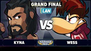 Kyna vs Wess - GRAND FINAL - Brawlhalla Midseason Championship 2024 - LAN 1v1