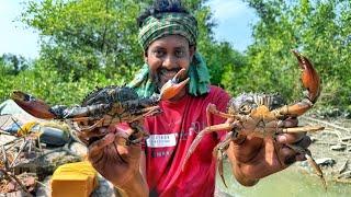 শীতের শুরুতে সব গ্রেট কাকড়া ধরে,নারকেলের দুধ দিয়ে মালাইকারি করে খেলাম!!!