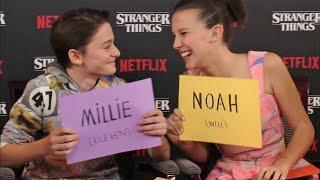 Noah Schnapp Millie Bobby Brown'ı Biraz Haşlıyor Stranger Things