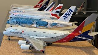 Asiana Airbus A380, 1:200 Diecast model unboxing  / JC Wings