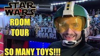 Room Tour Star Wars, Nerf, Black Series and Vintage Toy Collection.