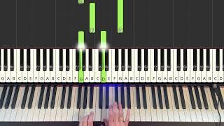 Kolęda "Lulajże Jezuniu" łatwa wersja - jak zagrać na pianinie, tutorial na pianino, Synthesia, NUTY