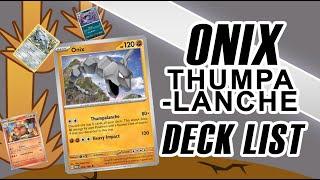 Pokemon TCG Live Deck List : ONIX (Thumpalanche)