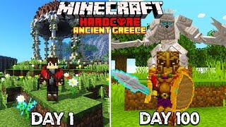 I Survived 100 Days In Ancient Greece in Minecraft, But as Hercules