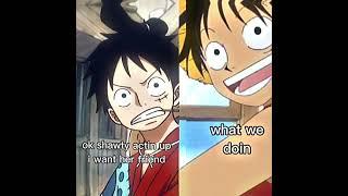 who you foolin zoro and luffy edit #anime #edit #op #trend #fyp