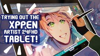 Trying out the XPPen Artist24FHD Tablet! |Timelapse Drawing