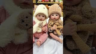 Twins reborn dolls #doll #reborndoll #rebornbaby # #reborns #shorts